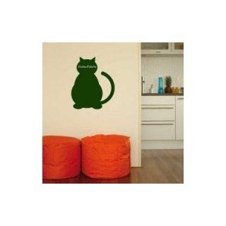 Tafel Tattoo Katze 65 cm x 53 cm, rosa Küche & Haushalt
