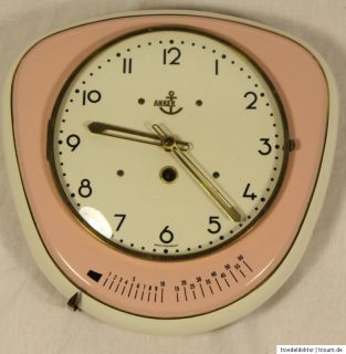 Alte Anker Prozellanuhr Uhr Küchenuhr mit Eieruhr Kurzzeitmesser zum