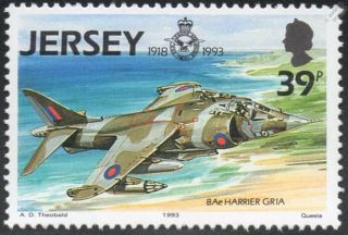 Hawker / BAe HARRIER GR1a / RAF Aircraft Airplane Mint MNH Stamp