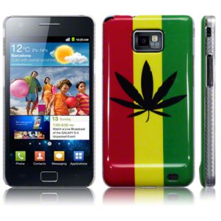 BACK COVER CASE FOR SAMSUNG GALAXY S2   RASTA COLOURS