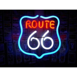 Route 66 Leuchtreklame Neonschild inkl. Netzteil Küche