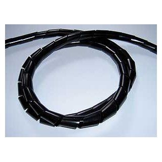 Spiralschlauch / Kabelspirale 10 Meter, Dicke 10 50mm, schwarz
