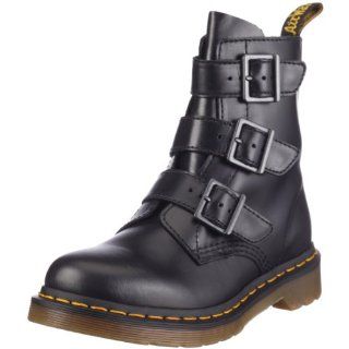 Dr. Martens 13665001 BLAKE Buckle Boot, Damen Stiefel, Schwarz (BLACK