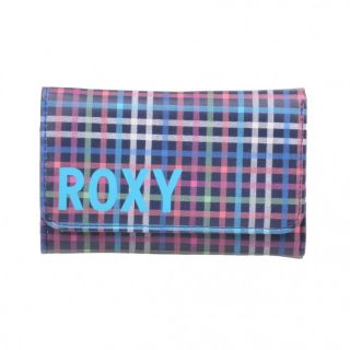 Roxy 001. IND Girly Plad Wallet Geldbeutel Portemonnaie Blue Blau
