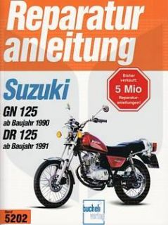 SUZUKI GN 125 DR 125 ab1990 Reparaturanleitung Reparatur Buch Wartung