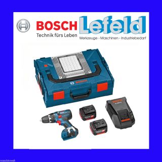 Bosch Akkuschrauber GSR 14,4 V Li + GLI PortaLED 136 / 2x3,0 Ah Akku
