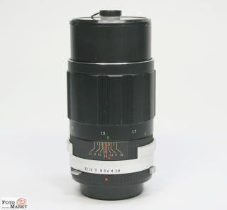 Bajonett 135mm 12,8 Auto Objektiv Lens 135 mm für Sensomat