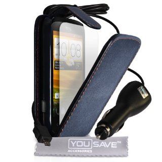 Yousave Accessories® HTC Desire C Zubehör Schwarz 