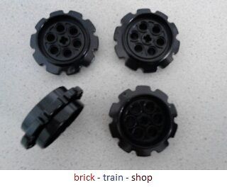 LEGO® Technic 4 Kettenräder 8043 9515 schwarz 57519 Tread Sprocket