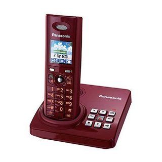 Panasonic KX TG8220GR Schnurloses Telefon rot: Elektronik