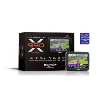 WayteQ x990 Aura GPS   5, 3D full EU, high resolution display 