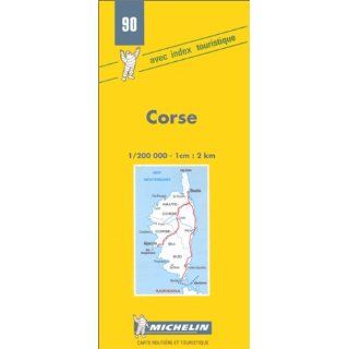 Michelin Korsika 1  200 000. Mit Touristik  und Hotelangaben