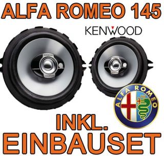 Alfa Romeo 145 3 WEGE KENWOOD LAUTSPRECHER BOXEN SET HINTEN HECK TÜR