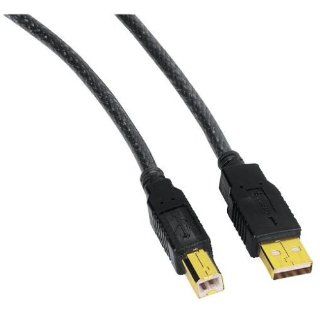 Hama USB Kabel 3m Schwarz Computer & Zubehör