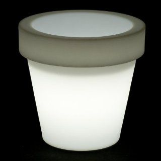 NG bright design Calio Blumentopf, LED beleuchtet, Ø 64, 5 cm, Höhe