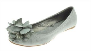 Damen Damenschuh Schuhe Ballerina Ballerinas Grau Größe 36 41