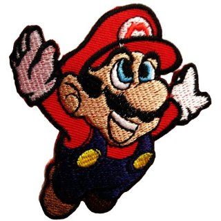 Super Mario Happy Mario Super Mario Bros Videospiel Figur Comic Patch