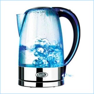 BREVILLE JK147 BLUE ICE DESIGN WASSERKOCHER   WIE GLAS