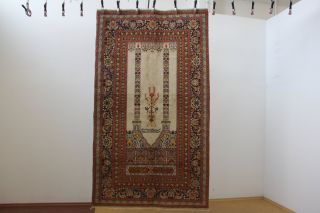 Handgeknüpfter Orientteppich 260 x 151 Melas Gebetsteppich Türkei