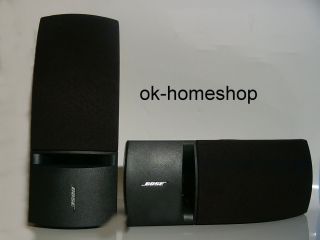 Bose Lautsprecher Modell 161 mit Wandhalterungen, schwarz