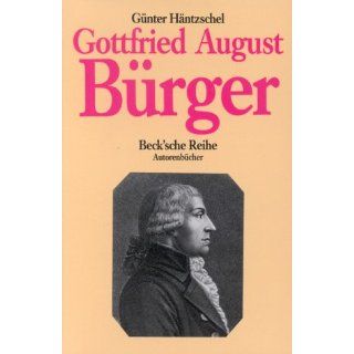 Gottfried August Bürger: Günter Häntzschel: Bücher