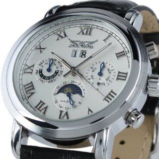Winner Herrenuhr   Automatikuhr   Leder Armband Uhr   WM186