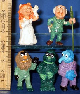 Muppet Show  5 x Muppets Mini Figuren ( 1 x defekt)