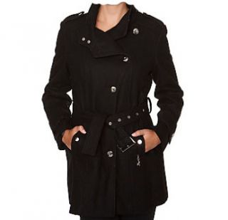Trenchcoat Jacke mit Gürtel schwarz Gr. 48 UVP 159,00€