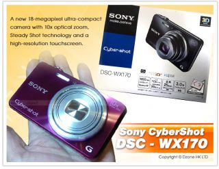 Sony Cyber Shot DSC WX170 / WX170 18.2 MP Full HD Digital Camera