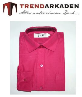 Kinder Hemd Langarm für Jungen Pink Gr.86 bis 164 Neu 