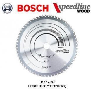 Bosch HM Sägeblatt Speedline Wood 165x30/20 mm 18 Zähne