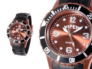 Viper Small Face Silikon Uhren Damenuhr Retro Uhr Silikon Herrenuhr