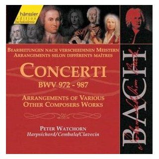 Edition Bachakademie Vol. 111 (Concerti BVW 972 987) Musik