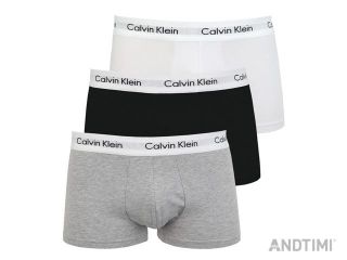 Calvin Klein   3er Pack   Cotton Stretch Boxer Shorts   Low Rise Trunk
