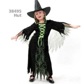 Hexe Grusella Kinder Faschin Kostüm Gr 116   164