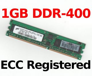 Hynix 1GB PC3200 DDR 400 CL3 184 Pin ECC Registered Reg