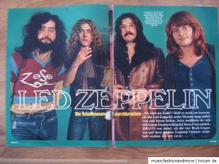 BRAVO HEFT NR. 5 / 1972 ~ Led Zeppelin ; LES HUMPHRIES Poster inkl