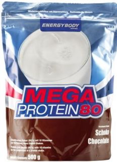 Energybody Mega Protein 80 29,80€/kg 500g Beutel Eiweiß Energy Body