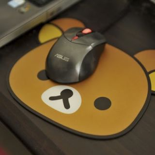 Adorable San X Rilakkuma Face Mouse Pad Mouse Mat Mouse Cushion 1pc