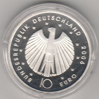 M147 BRD, 10 Euro Silber Ge denkmünze 2004 PP, siehe Vorder