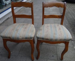  Stühle mit Polstersitzen, überholungsbedürf, 197/9007