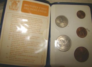 Münzset Britains first decimal coins 1971  182/16036