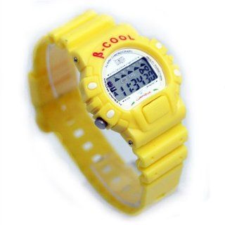 Kinderuhr Digitale Armbanduhr Uhr für Kinder in Gelb 