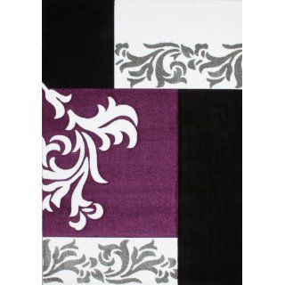 Lalee 347166169 Teppich Lambada 462, 120 x 170 cm, schwarz violett