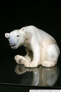 großer EISBÄR   ROYAL COPENHAGEN  DAHL JENSEN   sitting polar bear