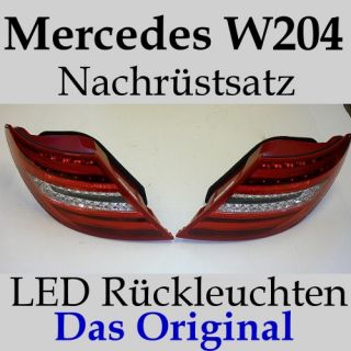 ORIGINAL MERCEDES W204 LED RÜCKLEUCHTEN C KLASSE HECKLEUCHTEN