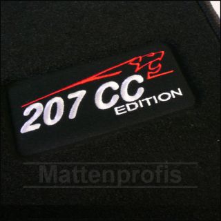 Peugeot 207 CC EDITION Bj.03/07  Fußmatten/Autoteppich