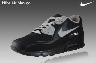 Nike Air Max 90 Gr.41 Schuhe Sneaker Leder/Textil schwarz 325018 034