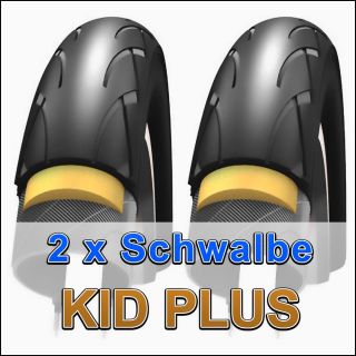 Schwalbe Kid Plus Draht Reifen 12 x 1,75  47 203 schwarz