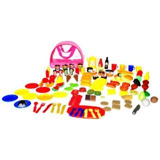 GiGo 62651   130 teiliges Supermarkt Spielset Spielzeug